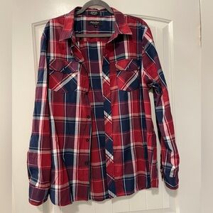 Eighty Eight Men’s Plaid Button Down Shirt